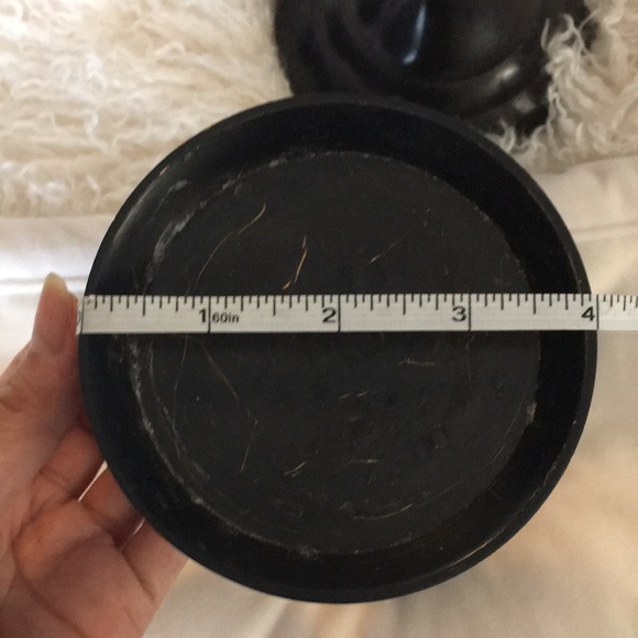 Heavy Pottery Barn Pillar Candle Holder Set of 2 - Picture 12 of 12